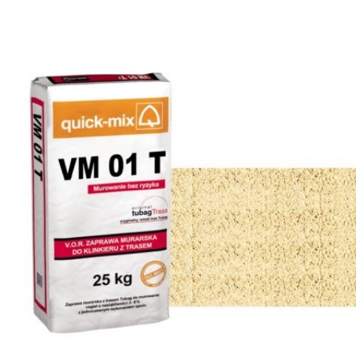 VM 01 T Кладочна суміш для цегли з водопоглинанням 3-8%, Світло-бежева VM 01 T Кладочна суміш для цегли з водопоглинанням 3-8%, Світло-бежева
